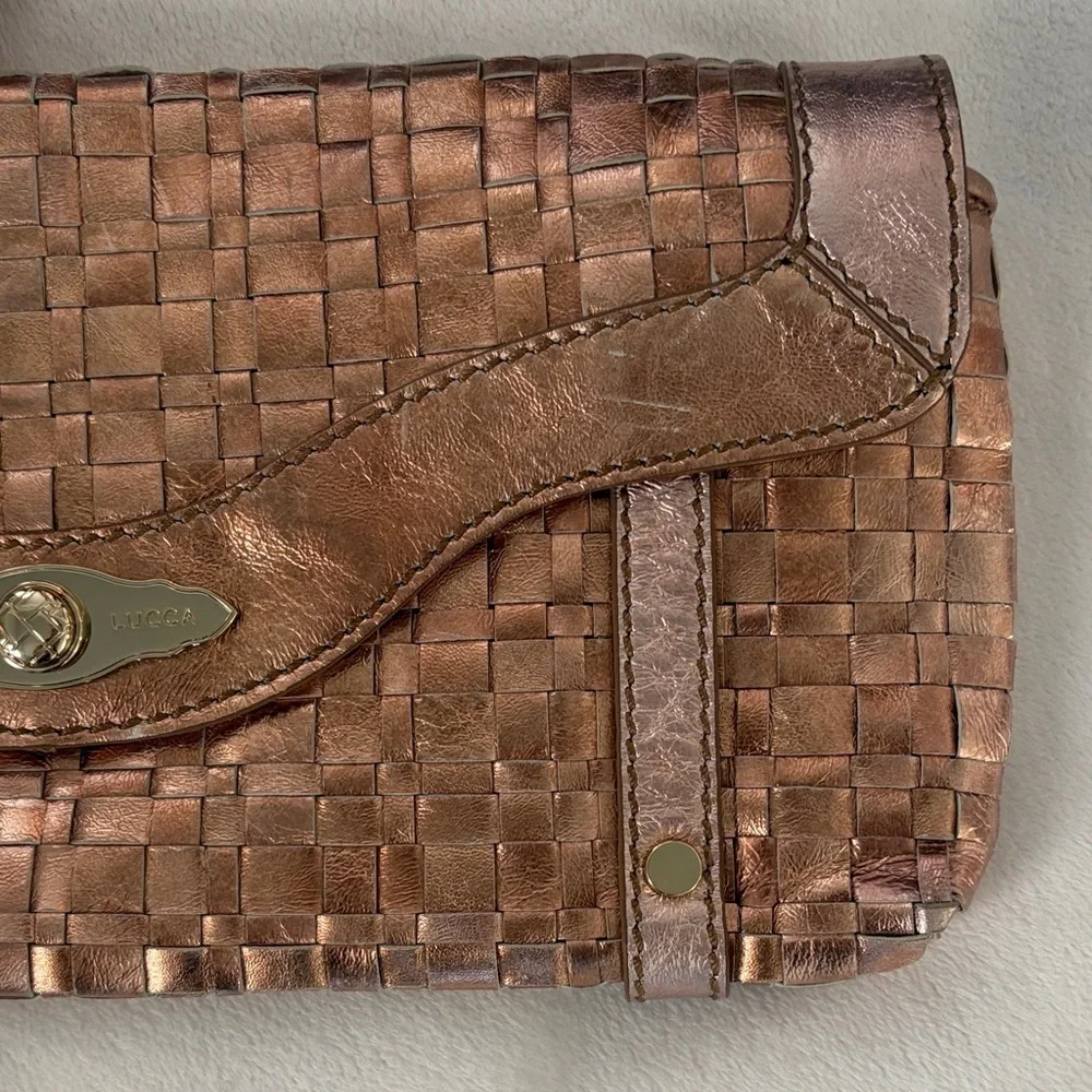 Elliott Lucca Copper Woven Wristlet - Picture 4 of 16